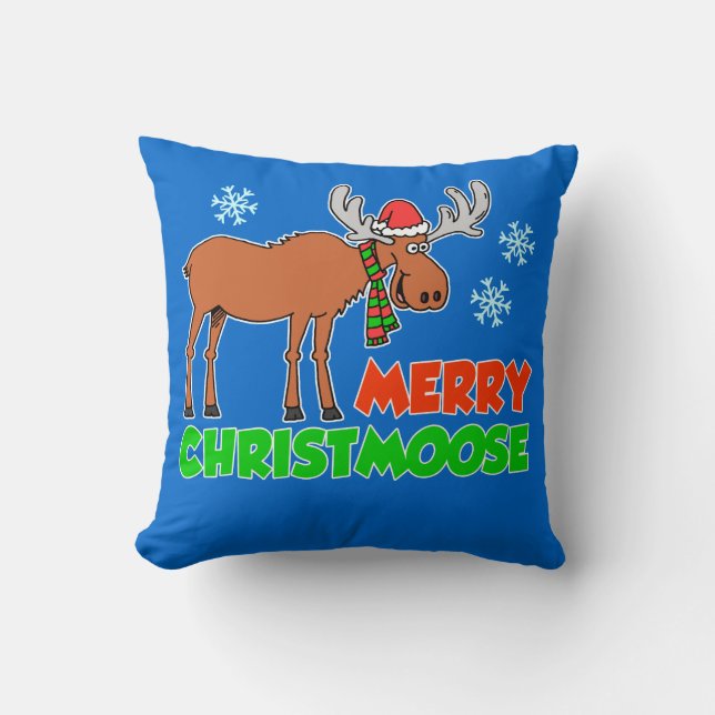 Coussin Joyeux Noël Pun de Noël (Recto)