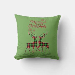 Coussin Joyeux Noël, rennes Pleid Buffalo