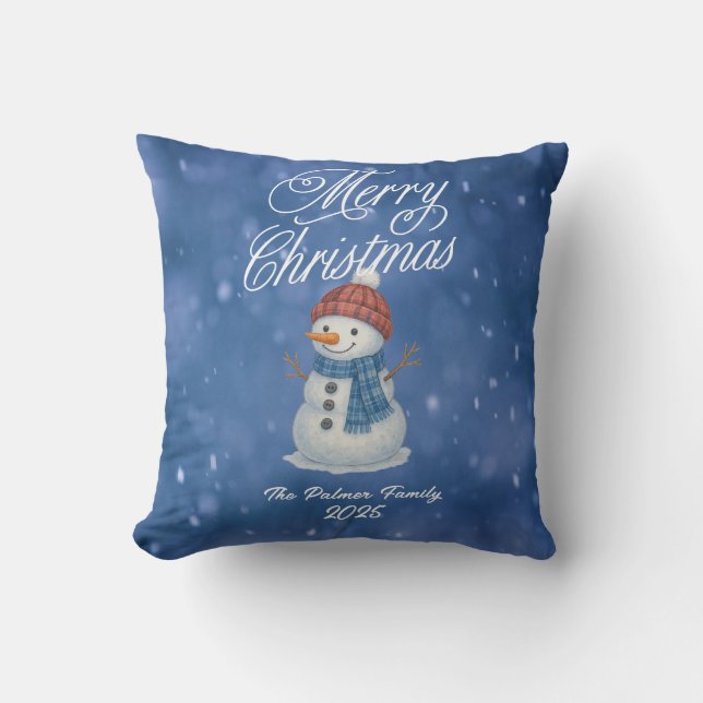 Coussin Joyeux Noël Whimsman (Recto)