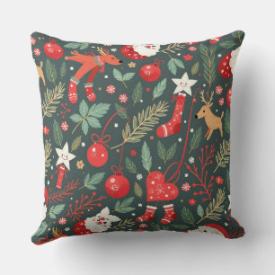 Coussin Joyeux Noël Whimsy