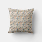 Coussin Joyeux Oiseaux aquarelle (Recto)