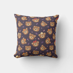 Coussin Joyeux ours