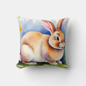 Coussin Joyeux petit lapin 2, Pâques (Recto)