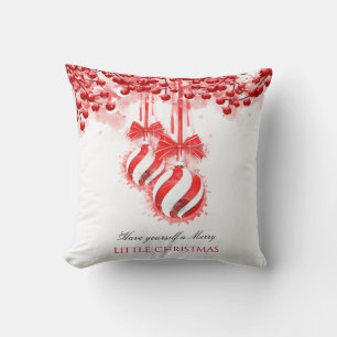 Coussin Joyeux petit Noël aquarelle Splash
