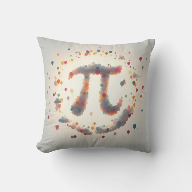 Coussin Joyeux pi jour 3.14 (Recto)