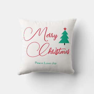 Coussin Joyeux sapin de Noël et de Noël