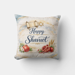 Coussin Joyeux Shavuot, Fête des Semaines, Chag Shavuot Sa