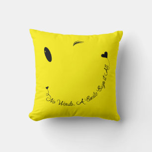 Coussin Joyeux sourire facial