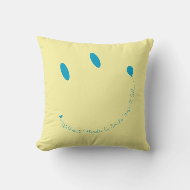 Coussin Joyeux sourire facial (Recto)