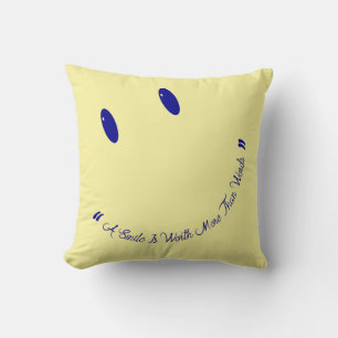 Coussin Joyeux sourire facial