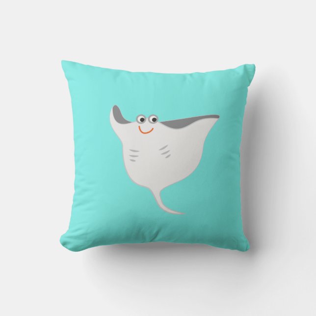 Coussin Joyeux Stingrays (Recto)