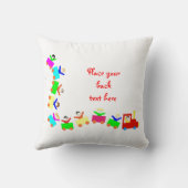 Coussin Joyeux Train pour enfants (Verso)