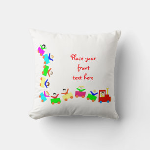 Coussin Joyeux Train pour enfants