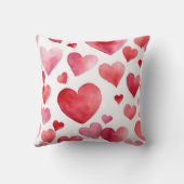 Coussin Joyeux Valentines Jour Drôle Chat Noir (Verso)