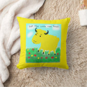 Coussin Joyeux Végan de vache (Couverture)