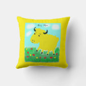 Coussin Joyeux Végan de vache (Verso)