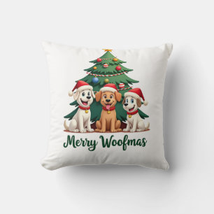 Coussin Joyeux Woofmas (2)