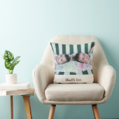 Coussin Jumeaux Double Amour, Motif de coeurs (Chaise)