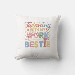 Coussin Jumelage avec mon pot de travail