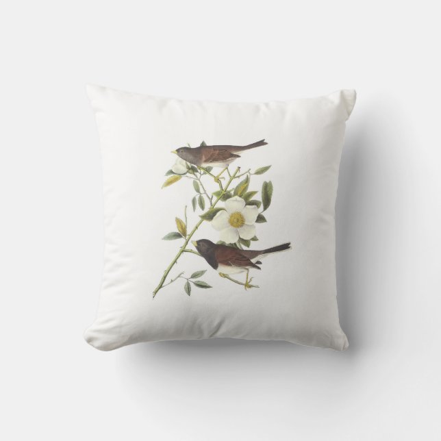 Coussin Junco Foncé-eyed par Audubon (Recto)