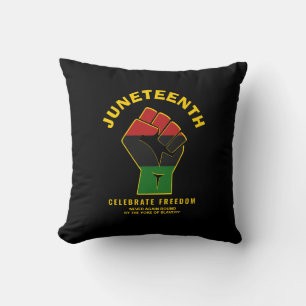 Coussin JUNETEENTH Personnalisée Célèbre la liberté