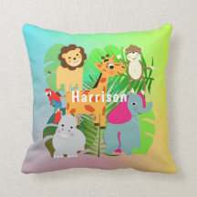 Jungle Safari Cute Animaux Enfants Personnalisés