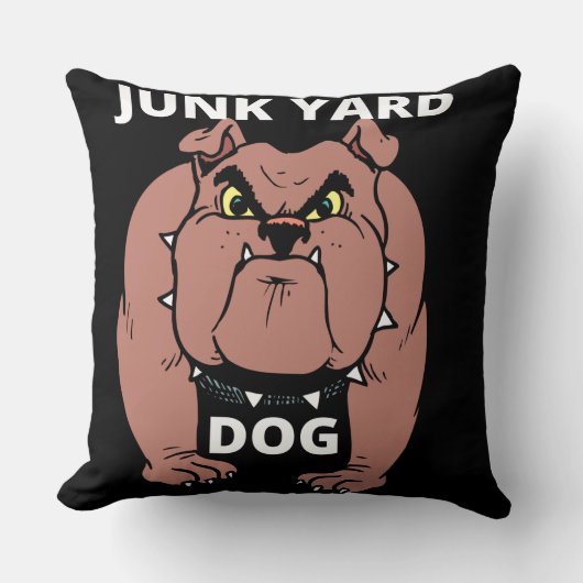 Coussin Junk Yard Chien (Recto)