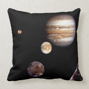 Coussin Jupiter et ses lunes