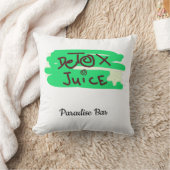 Coussin Jus de détox écusson vert (Couverture)