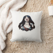 Coussin Jusqu'à ce que la mort nous sépare Couple de squel (Couverture)