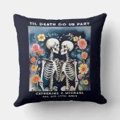 Coussin Jusqu'à la mort faisons-nous partie de Skeletons M (Verso)