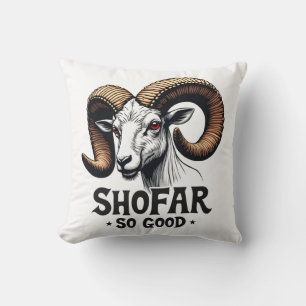 Coussin Jusqu'à si bonne chèvre juive Hanoukka Lovers