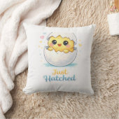 Coussin Just Hatched Cute Baby throw pillow (Couverture)