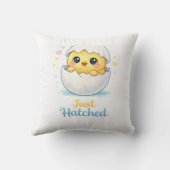 Coussin Just Hatched Cute Baby throw pillow (Verso)