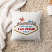 Coussin Juste marié à Las Vegas fabuleux 2014 (signe) (Couverture)
