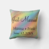 Coussin Juste marié Rainbow (Verso)