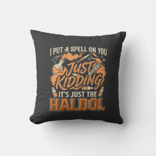Coussin Juste pour rire Haldol Halloween Flacon de potion