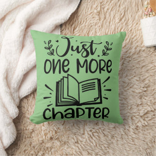 Coussin Juste un autre livre de chapitre Lover