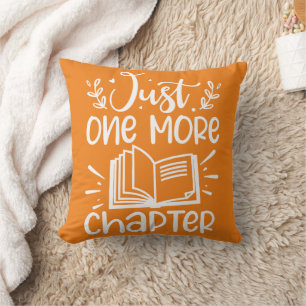 Coussin Juste un autre livre de chapitre Lover