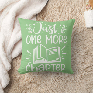 Coussin Juste un autre livre de chapitre Lover
