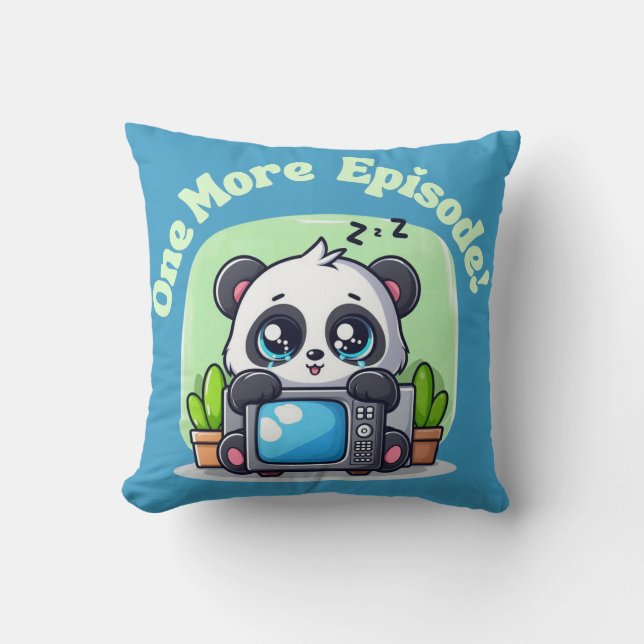 Coussin Juste un épisode de plus (Recto)