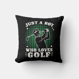 Coussin Juste un garçon qui aime le golf club golfeur golf