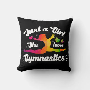 Coussin Juste Une Fille Qui Aime La Gymnastique