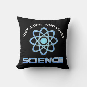 Coussin Juste Une Fille Qui Aime La Science