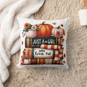 Coussin Juste une fille qui aime tomber