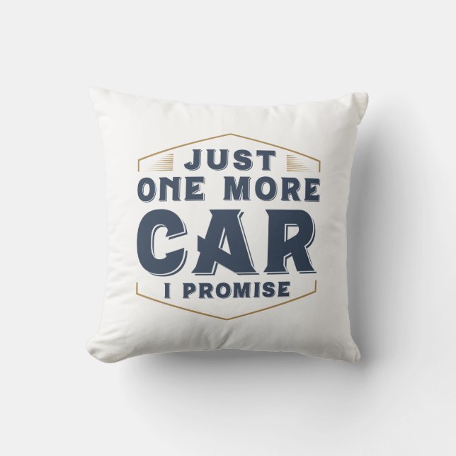Coussin Juste une voiture de plus (Recto)