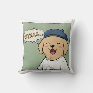 Coussin K-Pop STAAA Chien Errant Blague de Fanclub