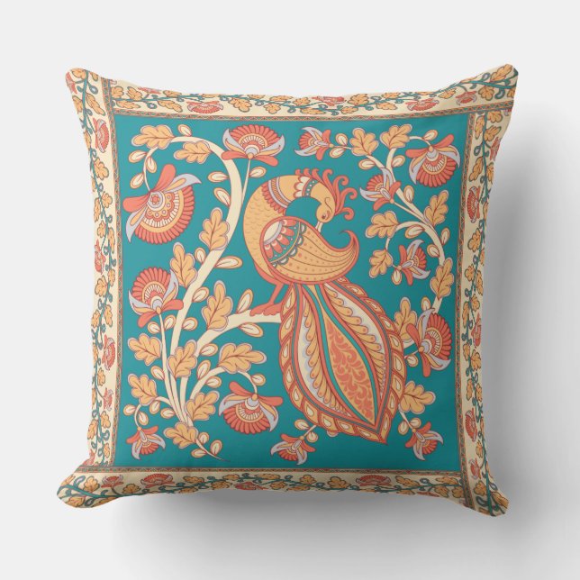 Coussin Kalamkari (Recto)