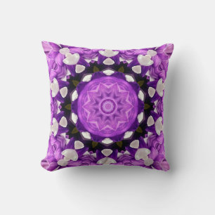 Coussin kaléidoscope à mamelles violettes
