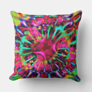 Coussin Kaléidoscope Apophysis Fractal Art - I